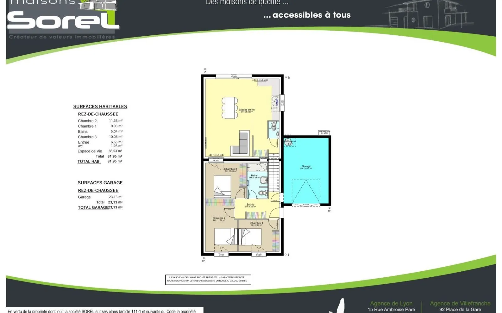 Maison 81.95 m² avec terrain à SEPTEME (38) à Septème — photo 3