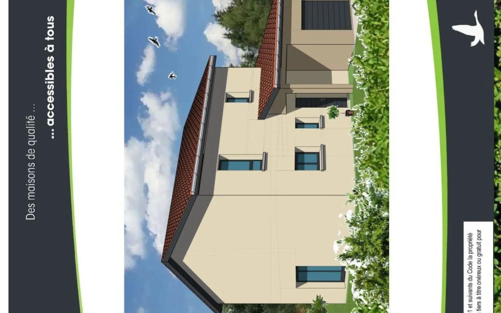 Maison 100.86 m² avec terrain à TERNAY (69) à Ternay — photo 1
