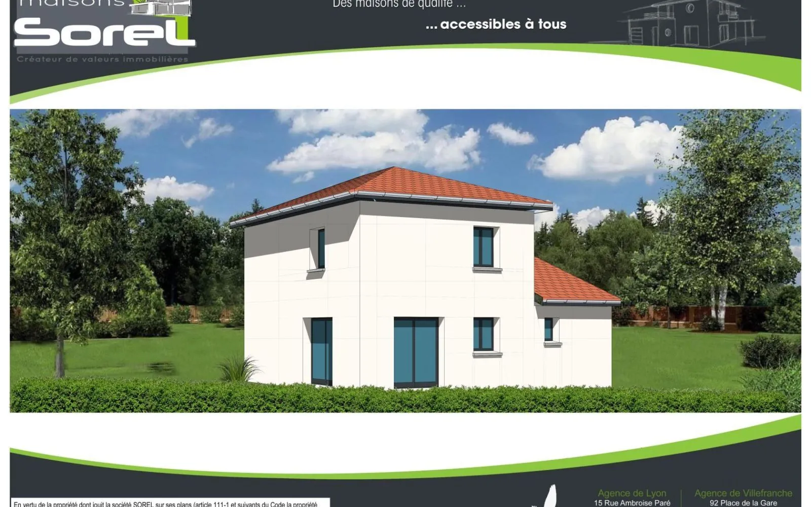 Maison 89.36 m² avec terrain à SAINT-JEAN-DE-NIOST (01) à Saint-Jean-de-Niost — photo 2