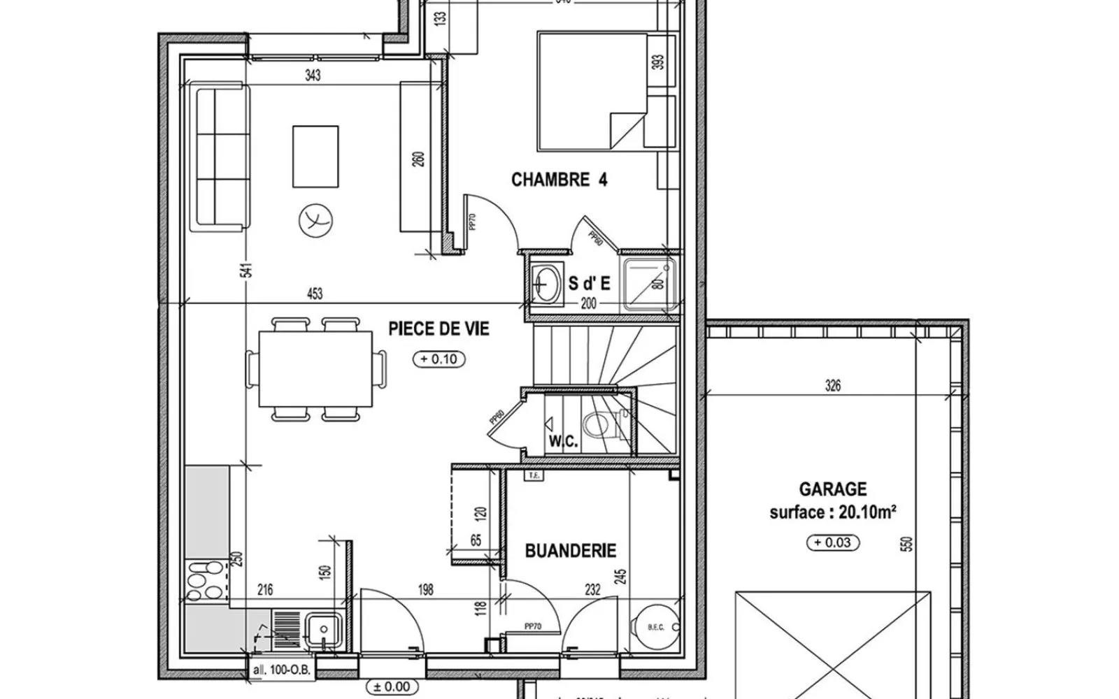 Projet de construction d'une maison 100 m² avec terrain à LIFFRE (35) à Liffré — photo 3