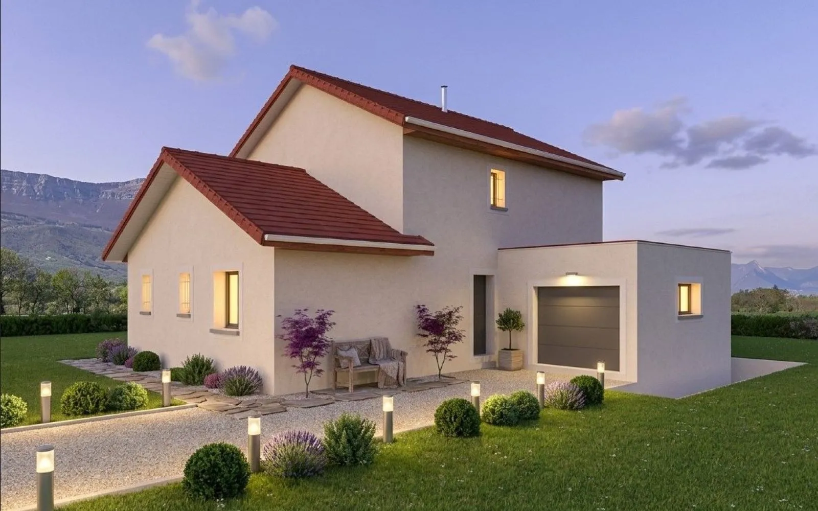 Projet de construction d'une maison 138 m² avec terrain à VEUREY-VOROIZE (38) à Veurey-Voroize — photo 1