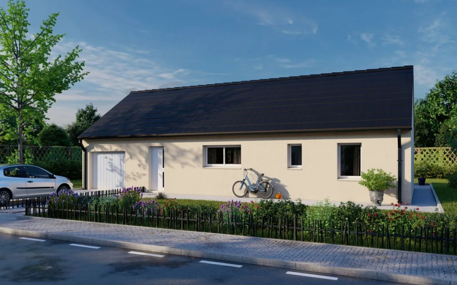 Projet de construction d'une maison 78.09 m² avec terrain à AZAY-LE-RIDEAU (37) à Azay-le-Rideau — photo 3