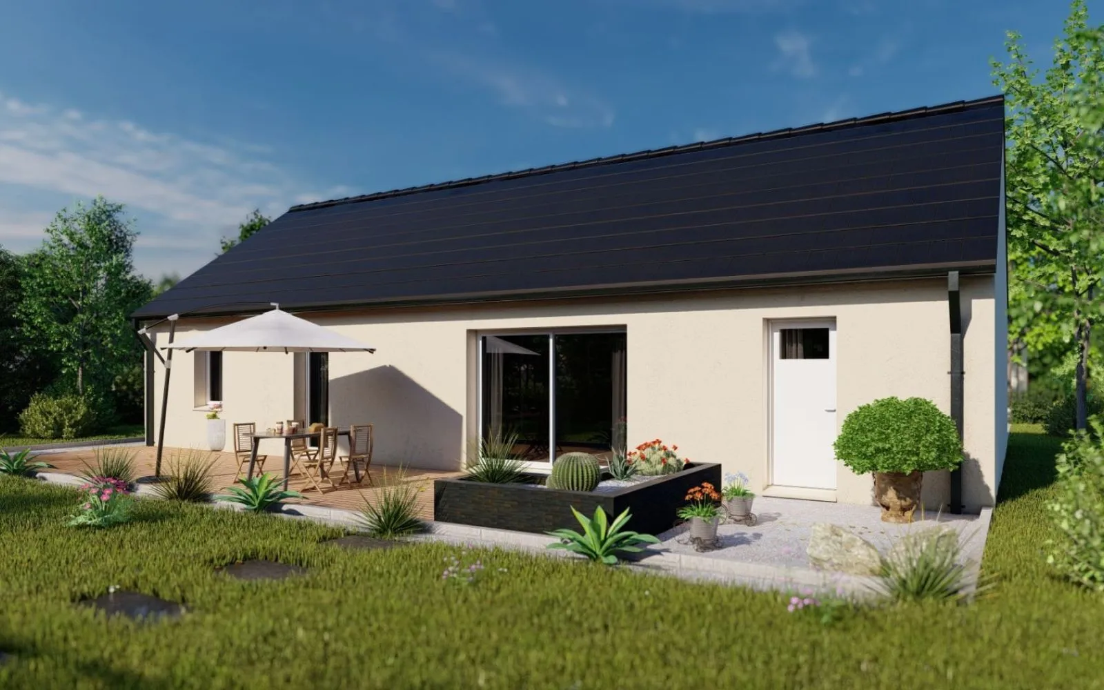 Projet de construction d'une maison 78.09 m² avec terrain à AZAY-LE-RIDEAU (37) à Azay-le-Rideau — photo 4