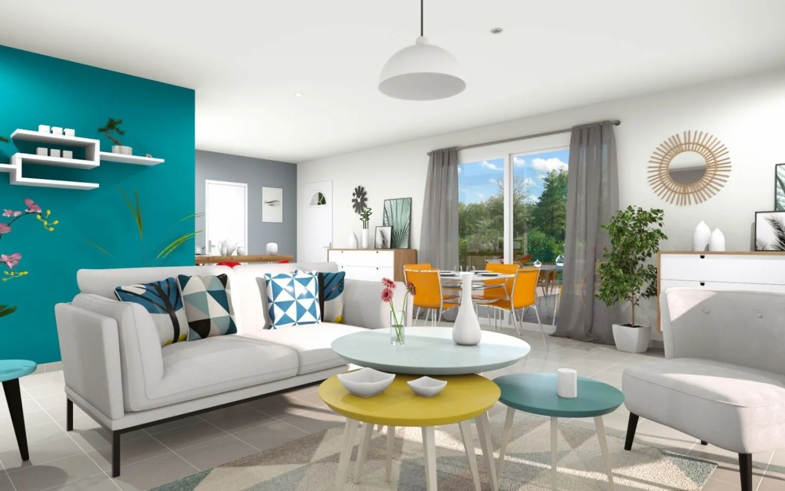 Projet de construction d'une maison 81.63 m² avec terrain à AZAY-LE-RIDEAU (37) à Azay-le-Rideau — photo 5