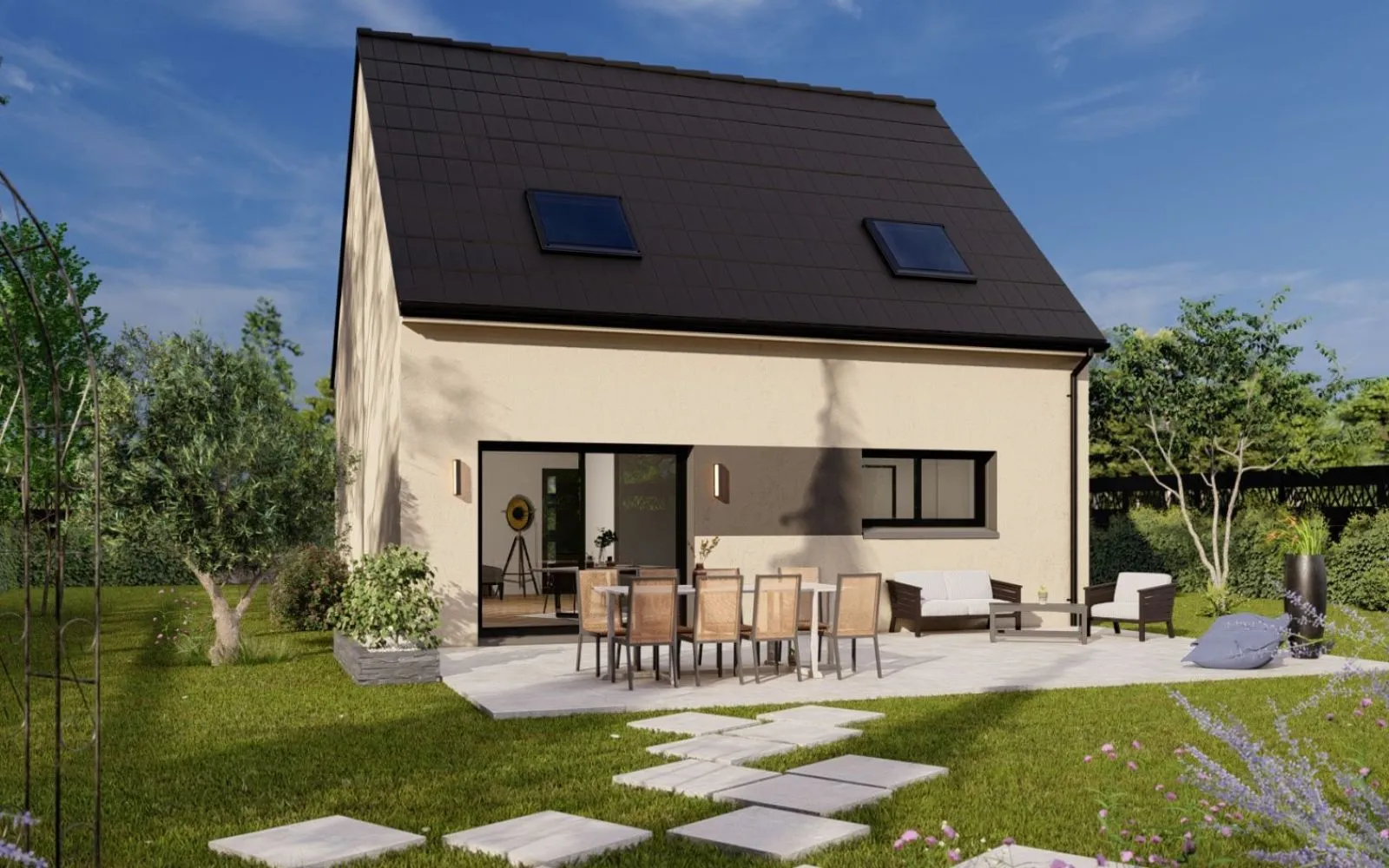 Projet de construction d'une maison 83.29 m² avec terrain à SEMBLANCAY (37) à Semblançay — photo 2