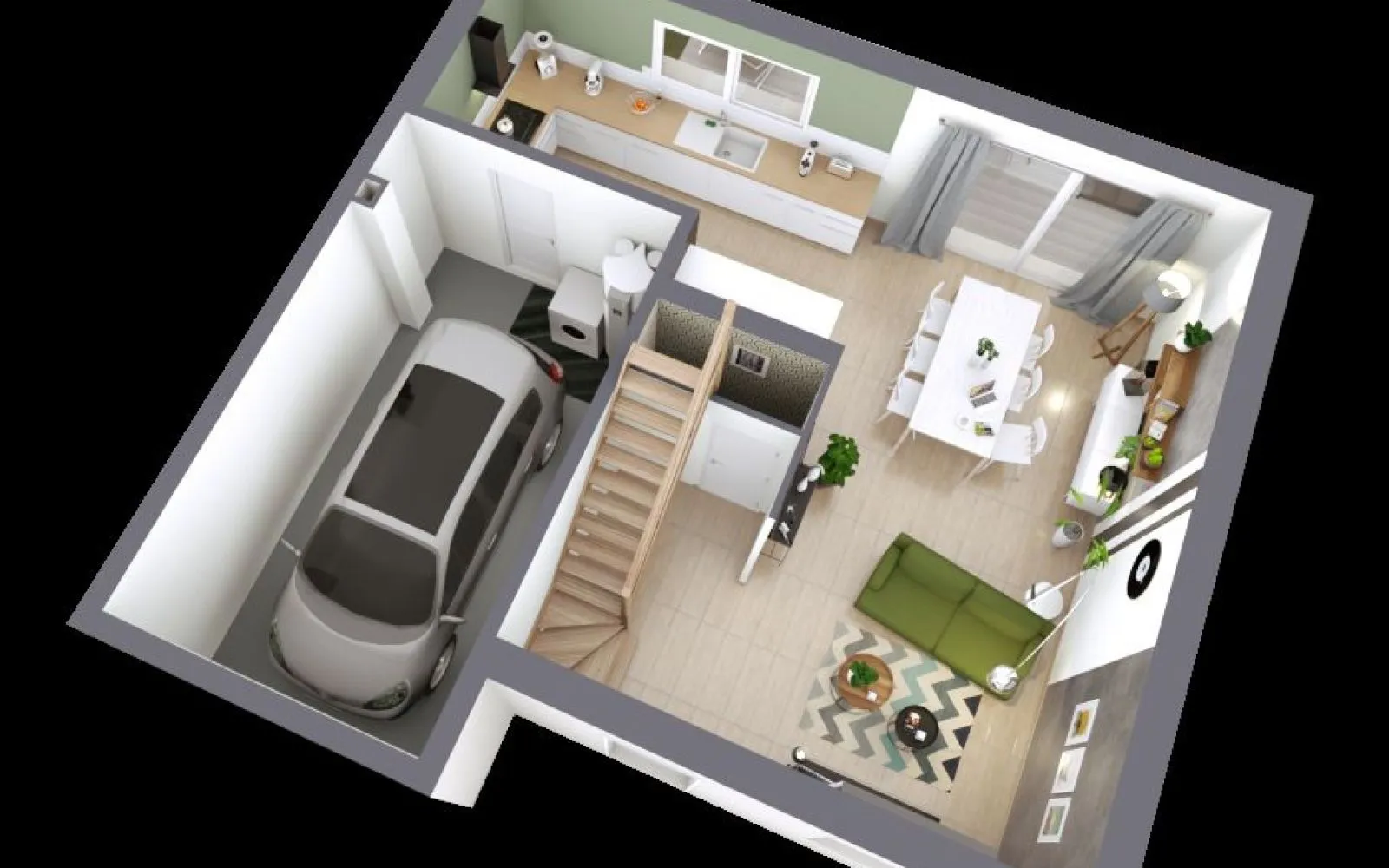 Projet de construction d'une maison 87.2 m² avec terrain à MONNAIE (37) à Monnaie — photo 7