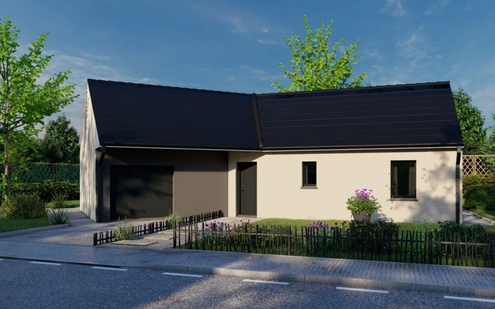 Projet de construction d'une maison 84.24 m² avec terrain à ARTANNES-SUR-INDRE (37) à Artannes-sur-Indre — photo 1