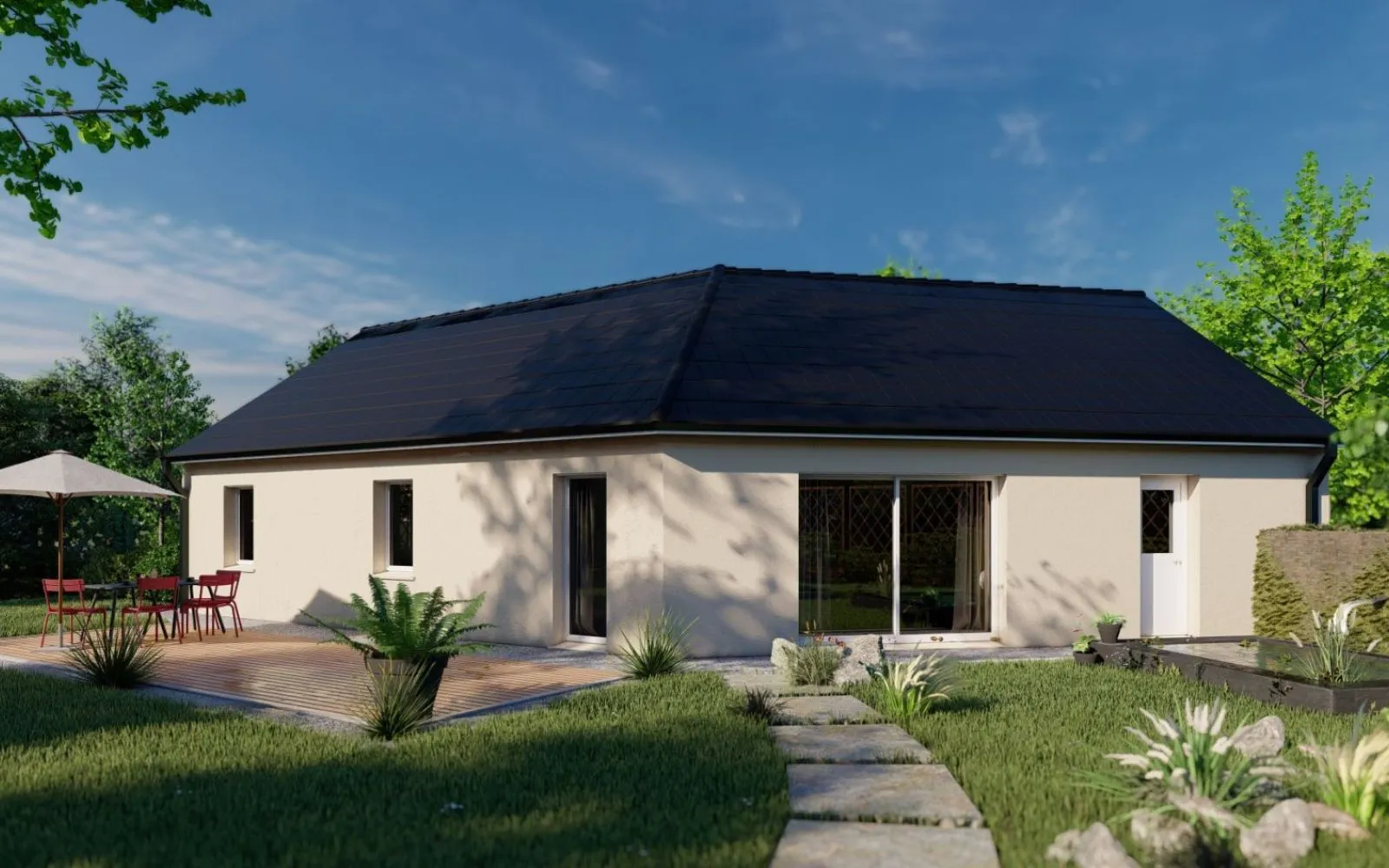Projet de construction d'une maison 84.24 m² avec terrain à ARTANNES-SUR-INDRE (37) à Artannes-sur-Indre — photo 4
