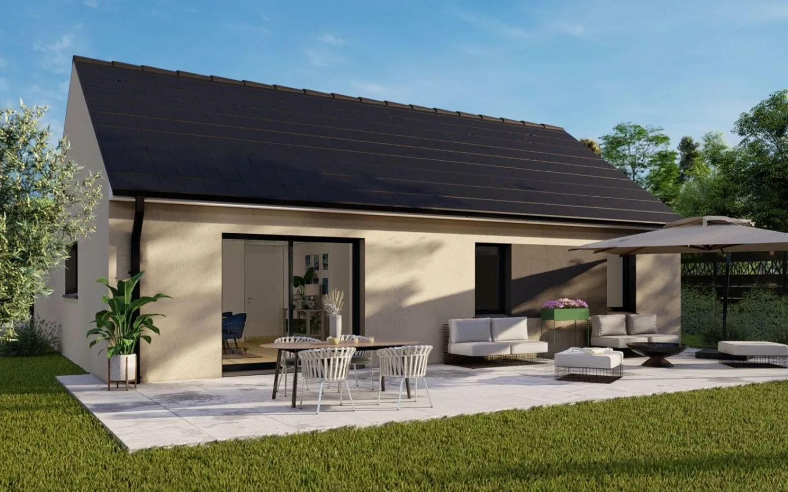 Projet de construction d'une maison 76.13 m² avec terrain à AZAY-LE-RIDEAU (37) à Azay-le-Rideau — photo 2