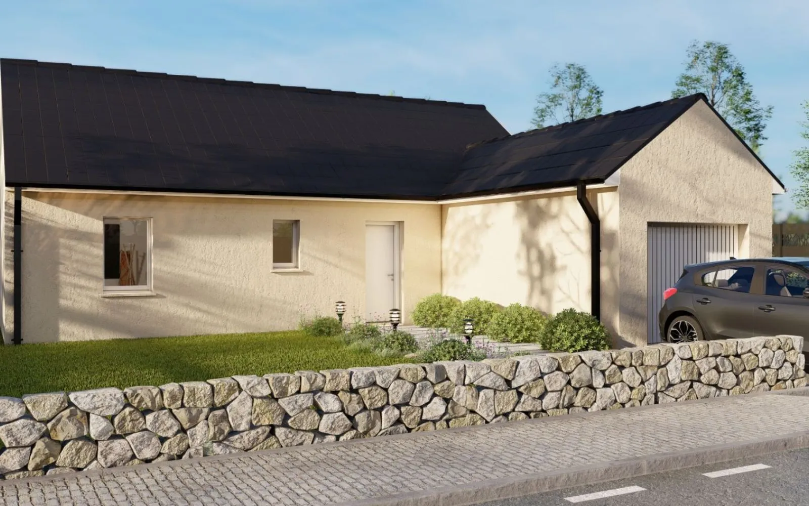 Projet de construction d'une maison 76.13 m² avec terrain à AZAY-LE-RIDEAU (37) à Azay-le-Rideau — photo 3