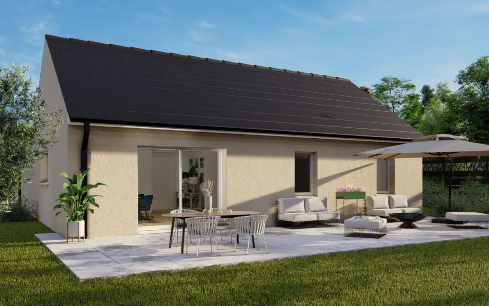 Projet de construction d'une maison 76.13 m² avec terrain à AZAY-LE-RIDEAU (37) à Azay-le-Rideau — photo 4