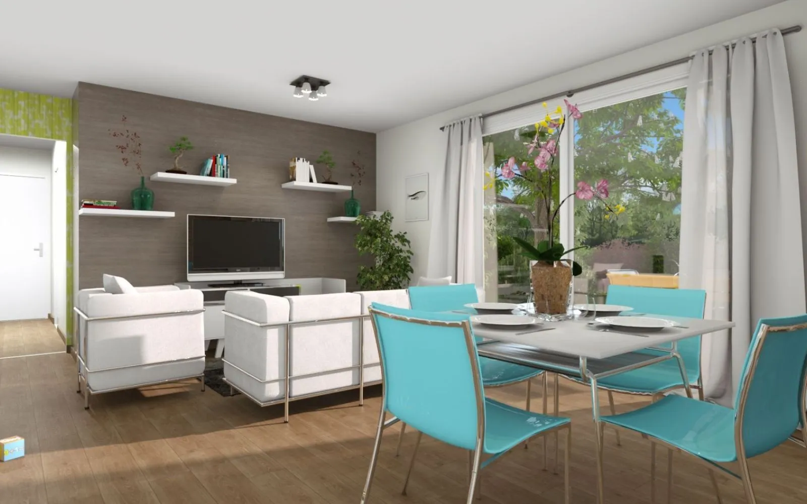 Projet de construction d'une maison 76.13 m² avec terrain à AZAY-LE-RIDEAU (37) à Azay-le-Rideau — photo 5