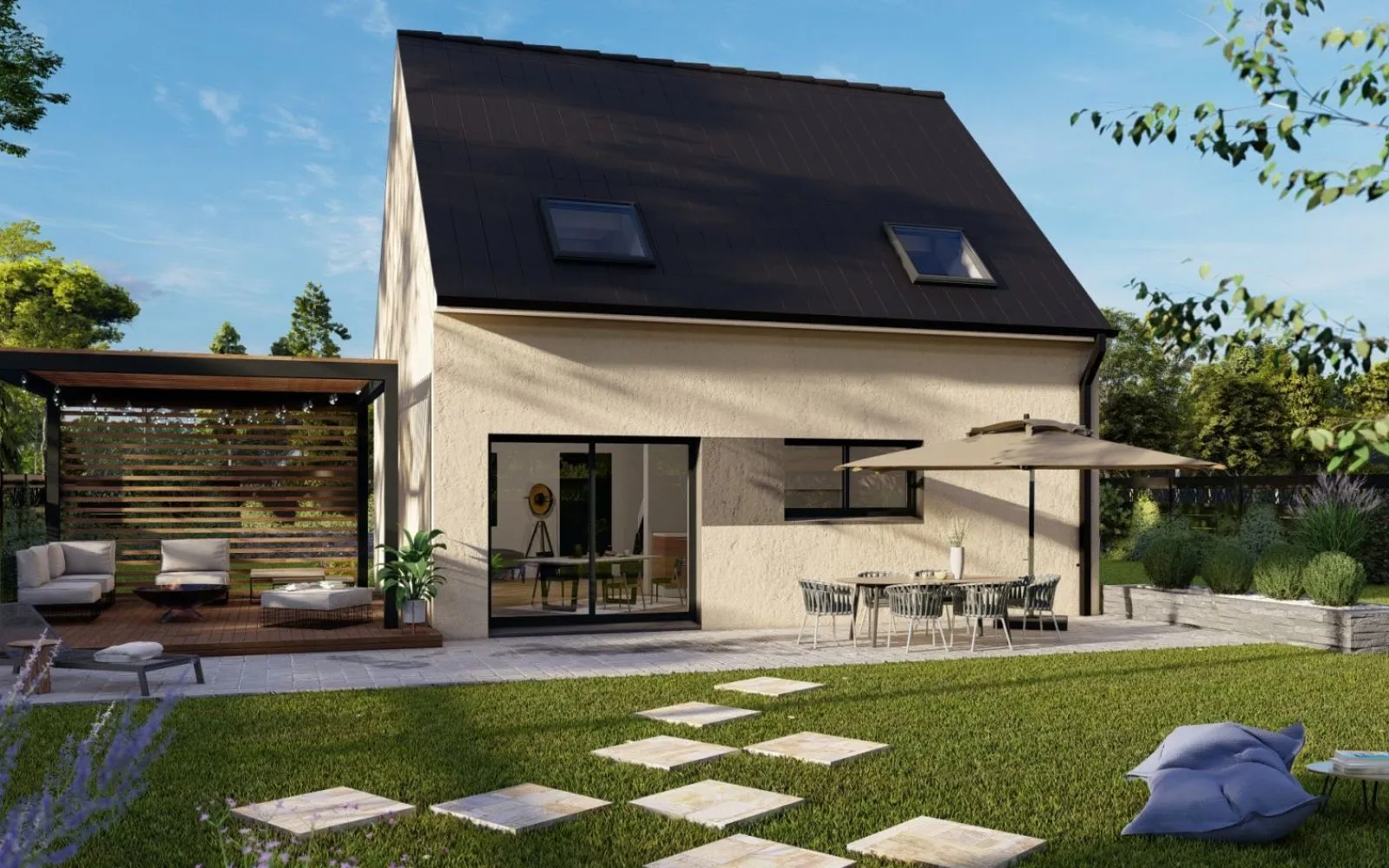 Projet de construction d'une maison 93.6 m² avec terrain à MONNAIE (37) à Monnaie — photo 2