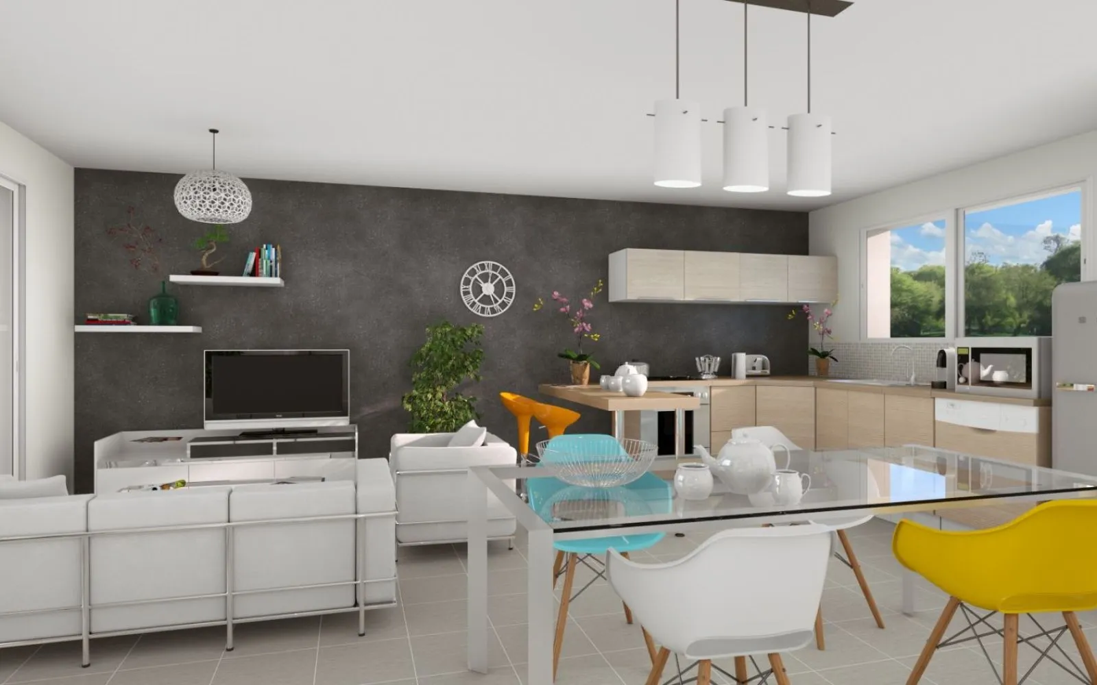 Projet de construction d'une maison 69.36 m² avec terrain à FONTAINE-EN-BRAY (76) à Fontaine-en-Bray — photo 5