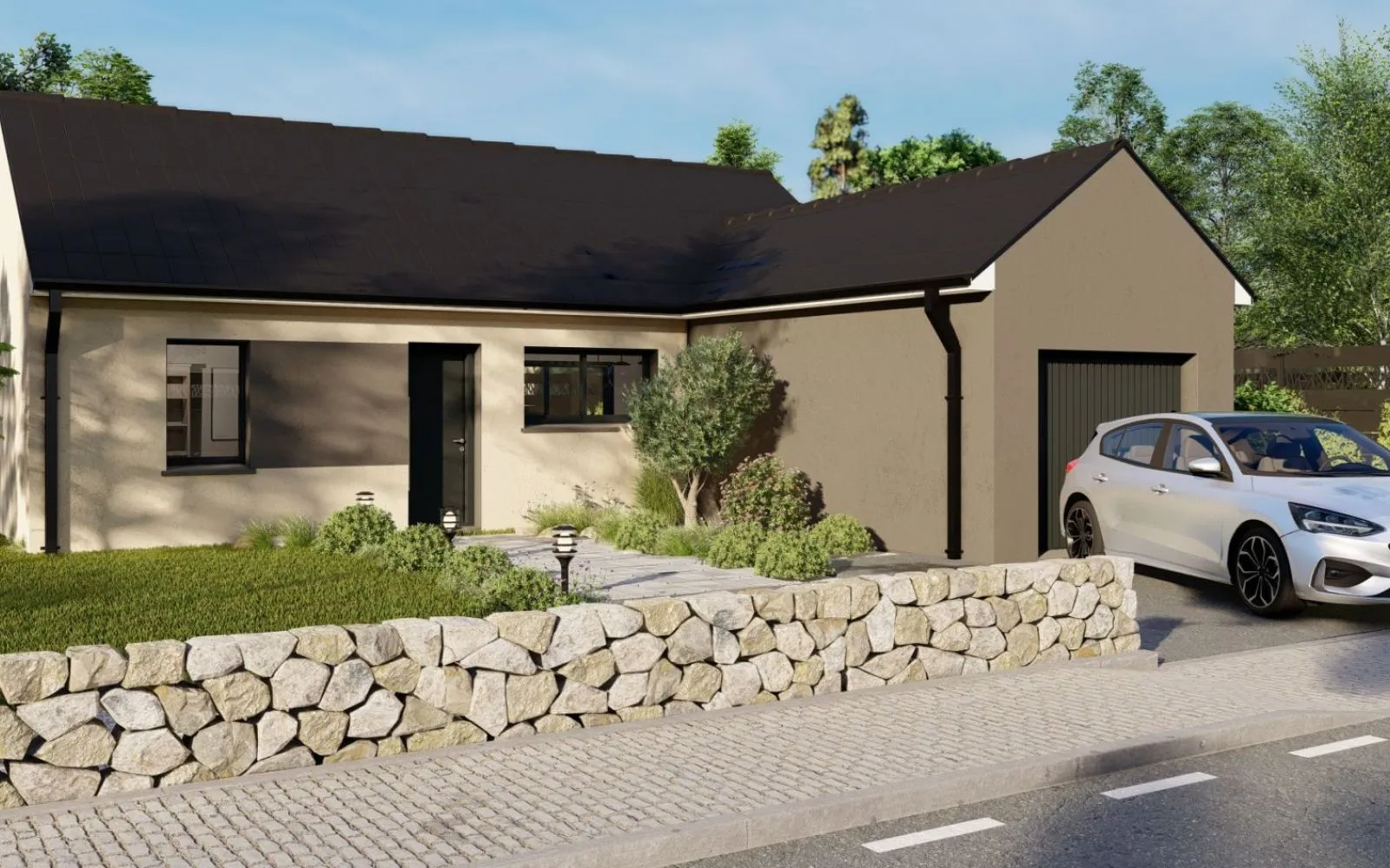 Projet de construction d'une maison 59.9 m² avec terrain à PERNAY (37) à Pernay — photo 1
