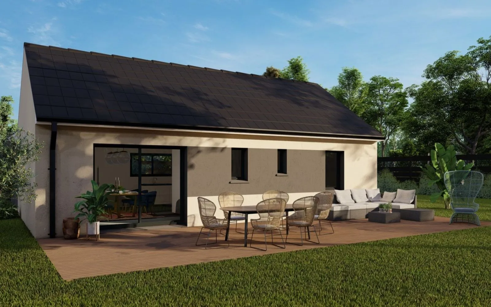 Projet de construction d'une maison 59.9 m² avec terrain à PERNAY (37) à Pernay — photo 2