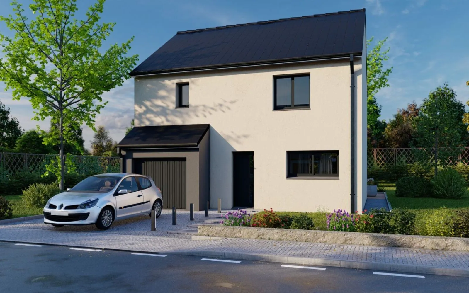 Projet de construction d'une maison 103.45 m² avec terrain à ARTANNES-SUR-INDRE (37) à Artannes-sur-Indre — photo 1