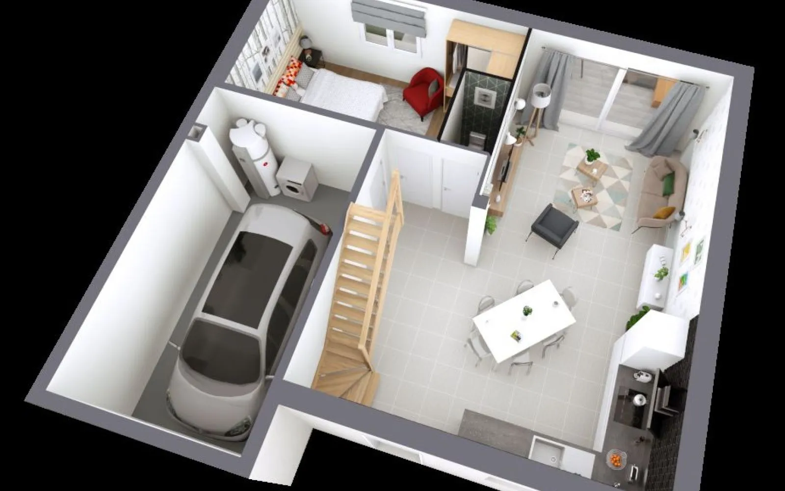 Projet de construction d'une maison 103.45 m² avec terrain à ARTANNES-SUR-INDRE (37) à Artannes-sur-Indre — photo 7