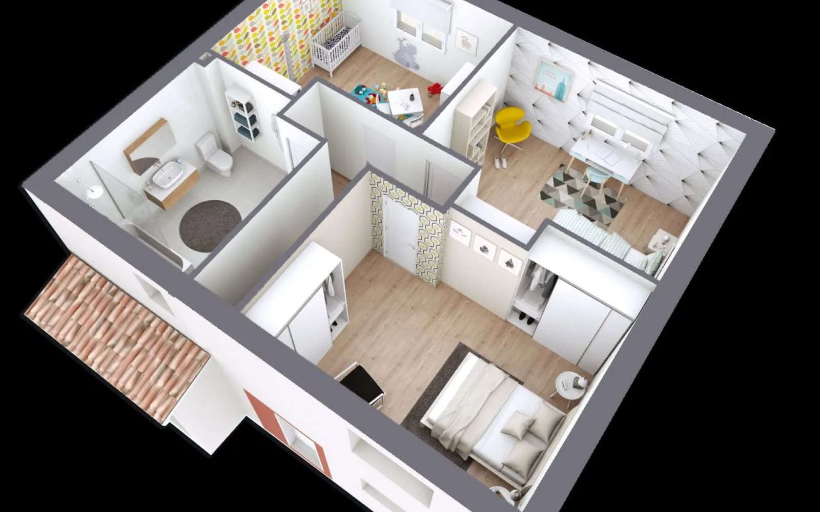 Projet de construction d'une maison 103.45 m² avec terrain à ARTANNES-SUR-INDRE (37) à Artannes-sur-Indre — photo 8