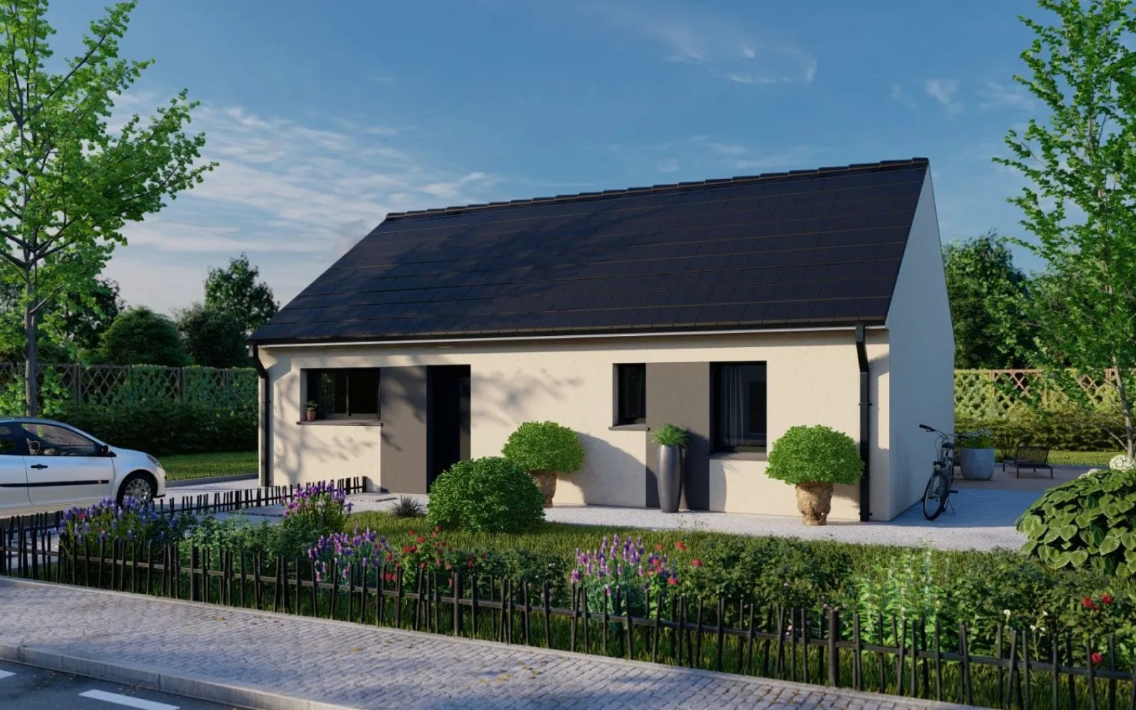 Projet de construction d'une maison 76.5 m² avec terrain à LUYNES (37) à Luynes — photo 1