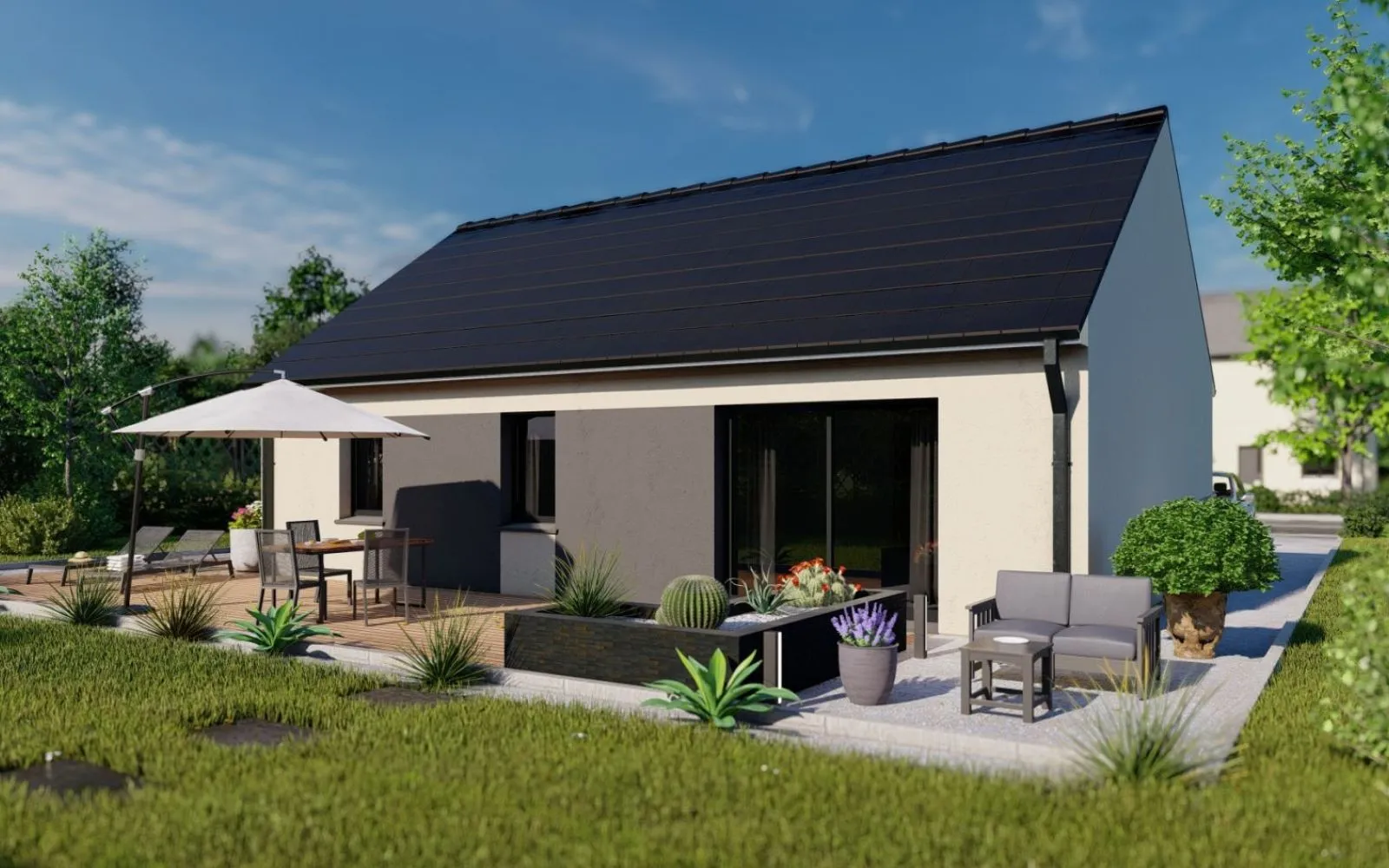 Projet de construction d'une maison 76.5 m² avec terrain à LUYNES (37) à Luynes — photo 2
