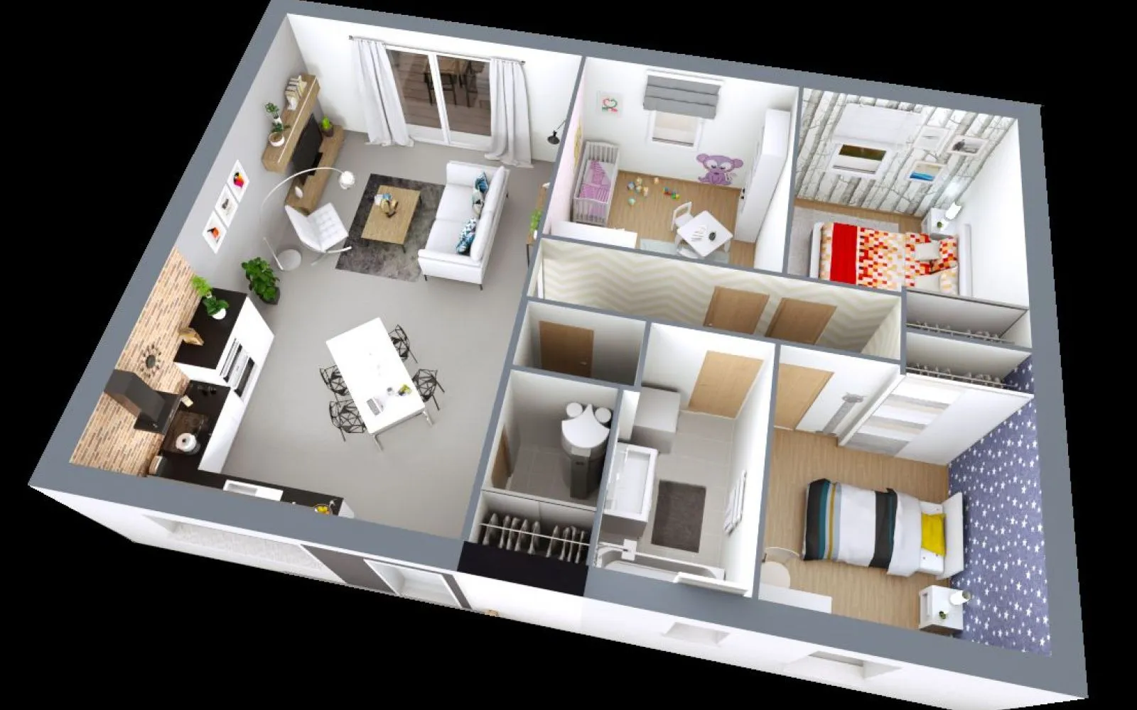 Projet de construction d'une maison 76.5 m² avec terrain à LUYNES (37) à Luynes — photo 7
