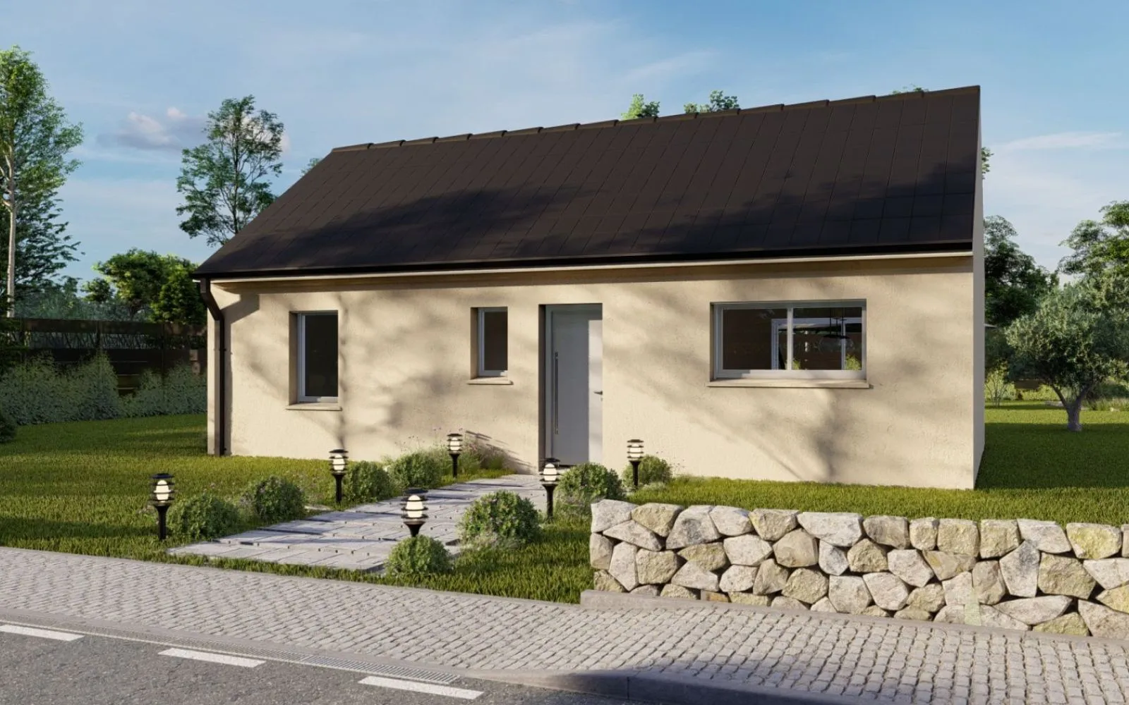 Projet de construction d'une maison 63.54 m² avec terrain à ARTANNES-SUR-INDRE (37) à Artannes-sur-Indre — photo 3