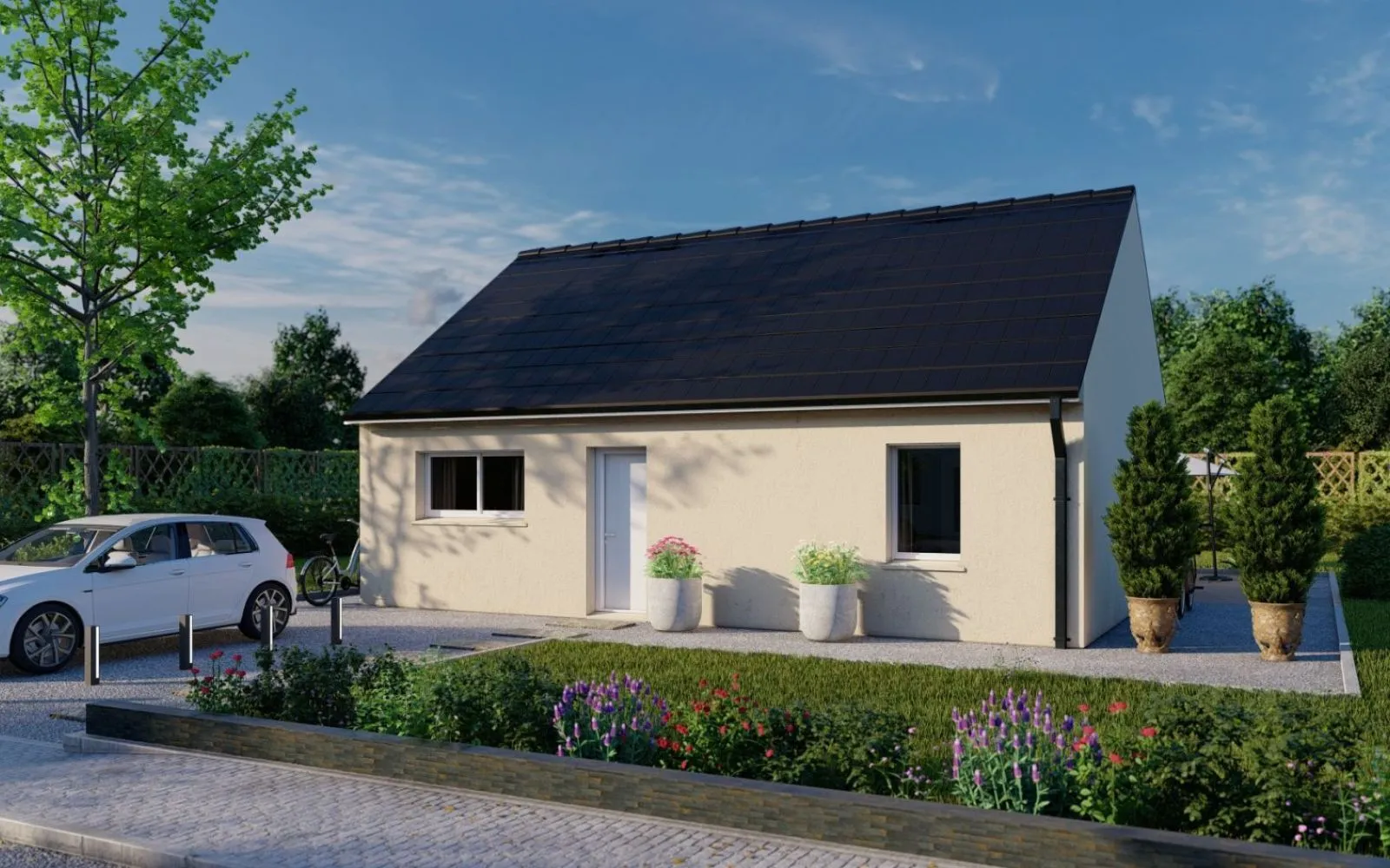 Projet de construction d'une maison 66.71 m² avec terrain à AZAY-LE-RIDEAU (37) à Azay-le-Rideau — photo 3