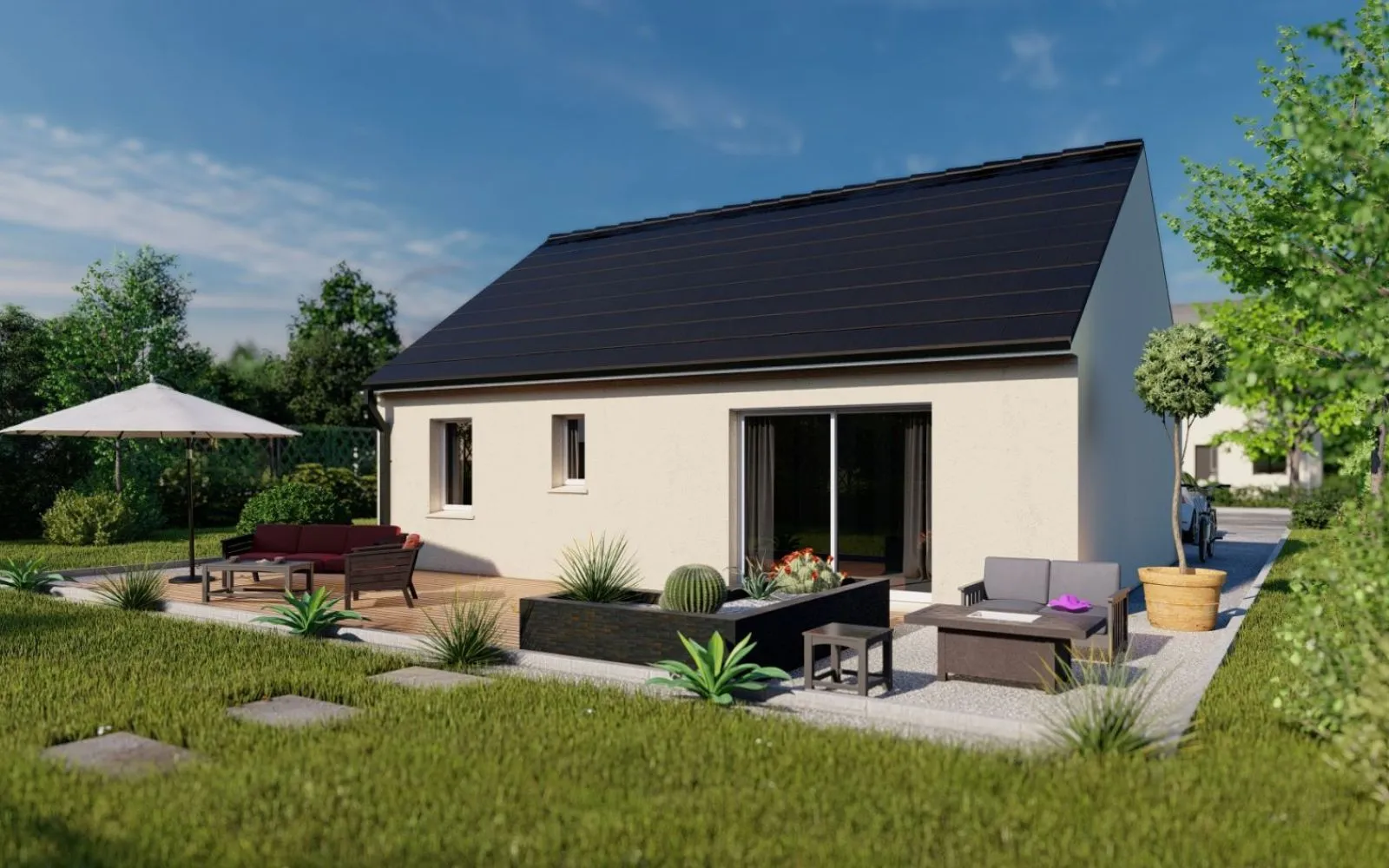 Projet de construction d'une maison 66.71 m² avec terrain à AZAY-LE-RIDEAU (37) à Azay-le-Rideau — photo 4