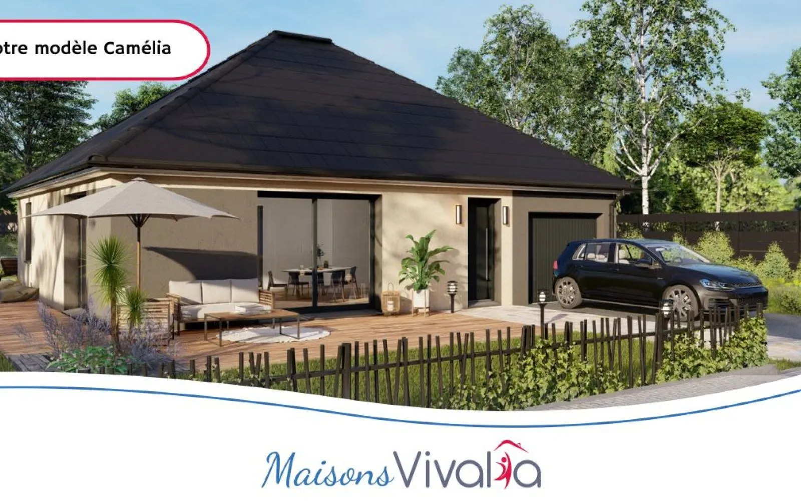 Projet de construction d'une maison 123 m² avec terrain à FORGES-LES-EAUX (76) à Forges-les-Eaux — photo 3