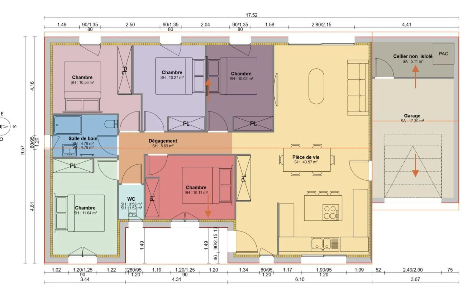 Projet de construction d'une maison 107 m² avec terrain à CONTEVILLE (76) à Conteville — photo 2