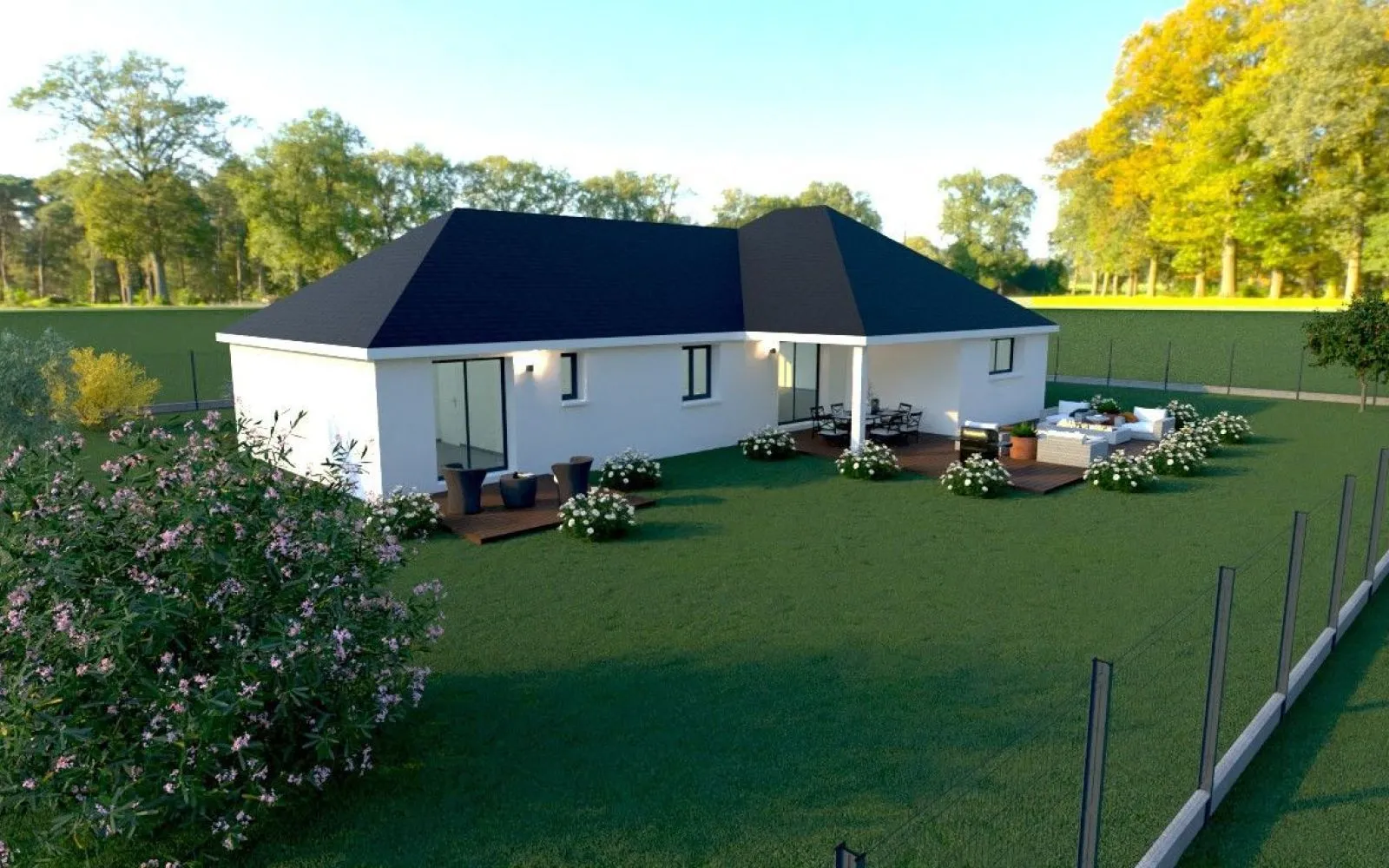 Projet de construction d'une maison 123 m² avec terrain à FORGES-LES-EAUX (76) à Forges-les-Eaux — photo 2