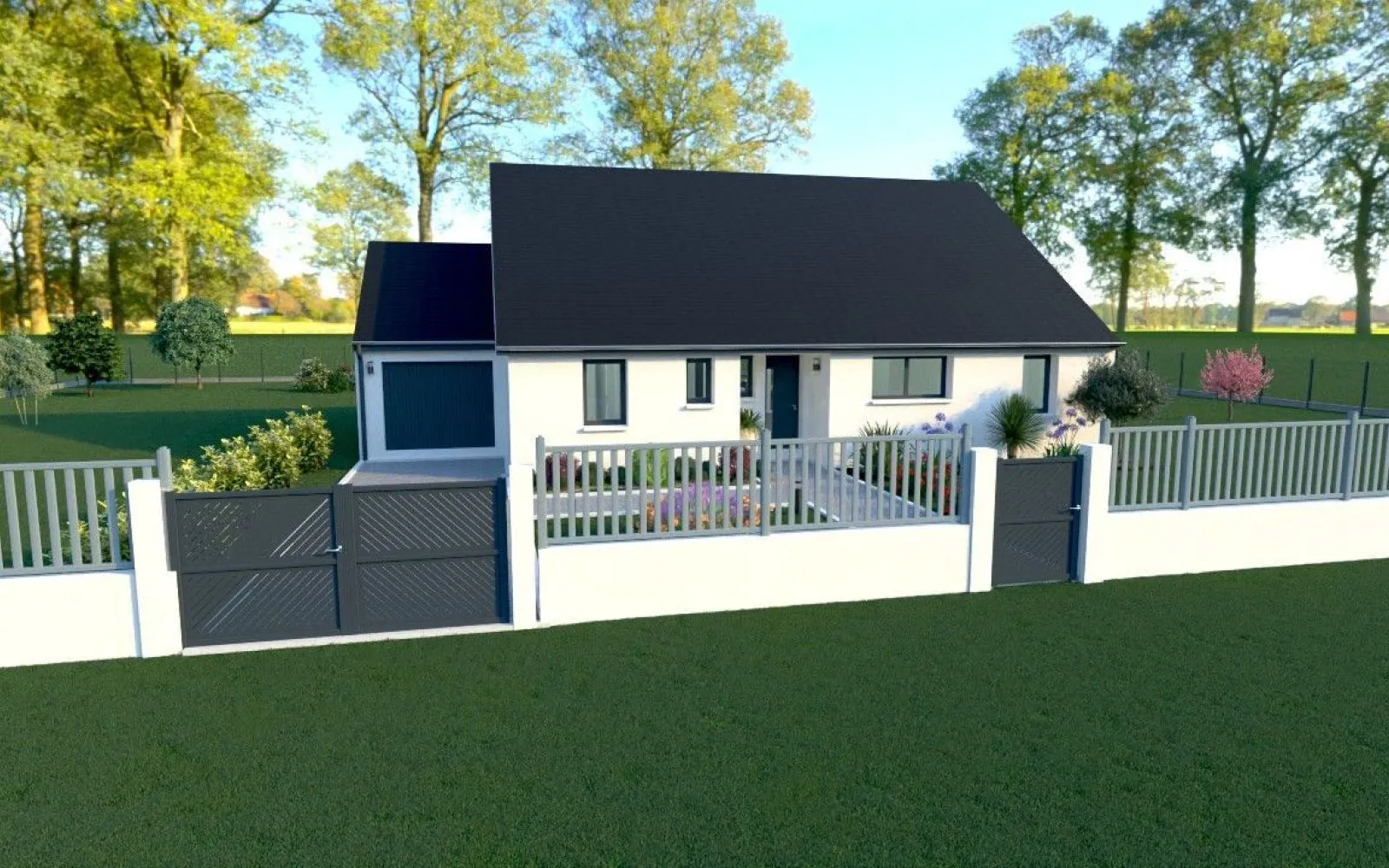 Projet de construction d'une maison 75 m² avec terrain à HANNACHES (60) à Hannaches — photo 1