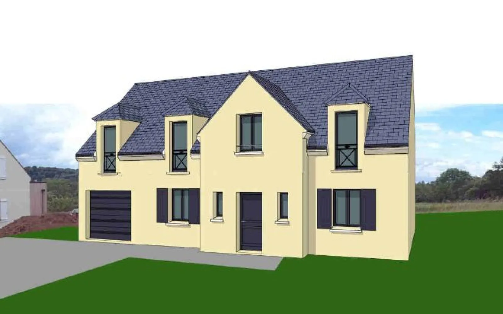Maison 120 m² avec terrain à CAUFFRY (60) à Cauffry — photo 1