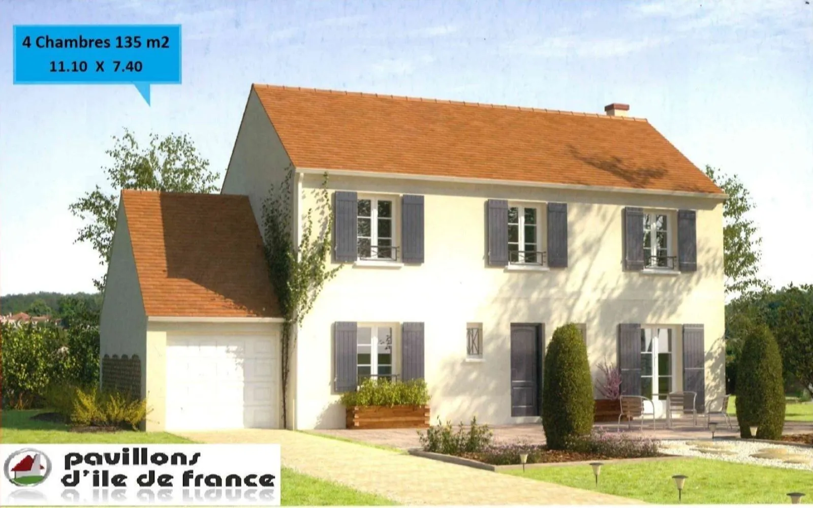 Maison 100 m² avec terrain à SURVILLIERS (95) à Survilliers — photo 3