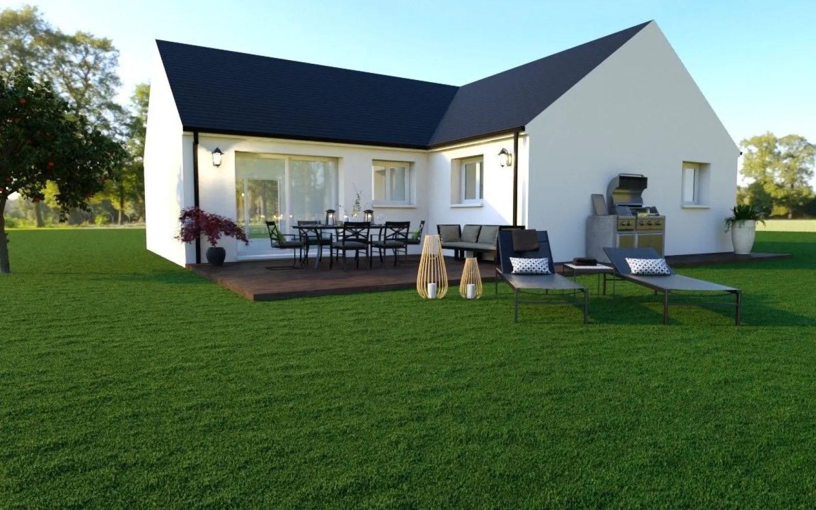 Maison 120 m² avec terrain à SAINTINES (60) à Saintines — photo 1