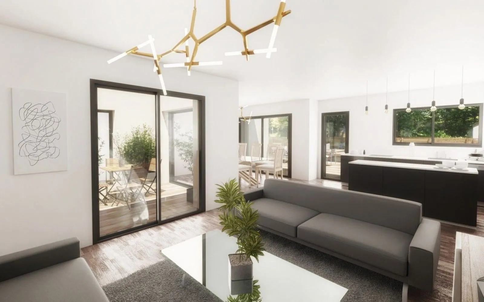 Maison 112 m² avec terrain à CAUFFRY (60) à Cauffry — photo 3