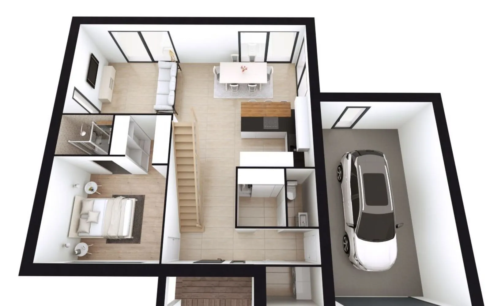 Maison 126 m² avec terrain à CRISOLLES (60) à Crisolles — photo 7