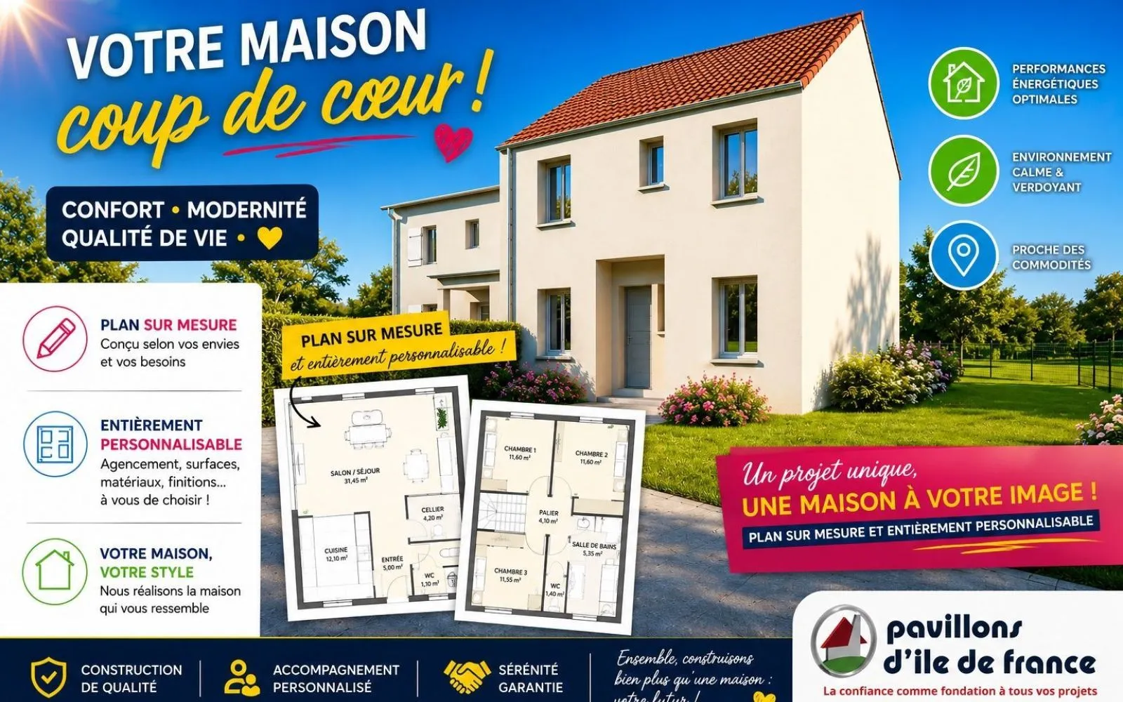 Maison 103 m² avec terrain à NANTOUILLET (77) à Nantouillet — photo 1