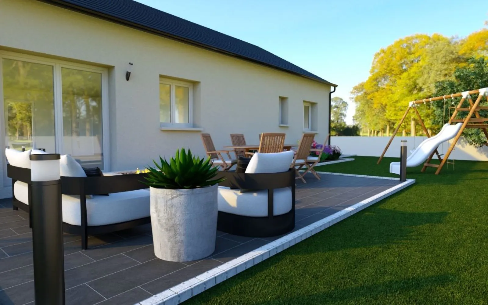 Maison 80 m² avec terrain à POMMIERS (02) à Pommiers — photo 1