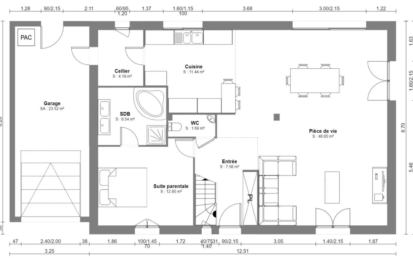 Maison 152 m² avec terrain à WARLUIS (60) à Warluis — photo 5