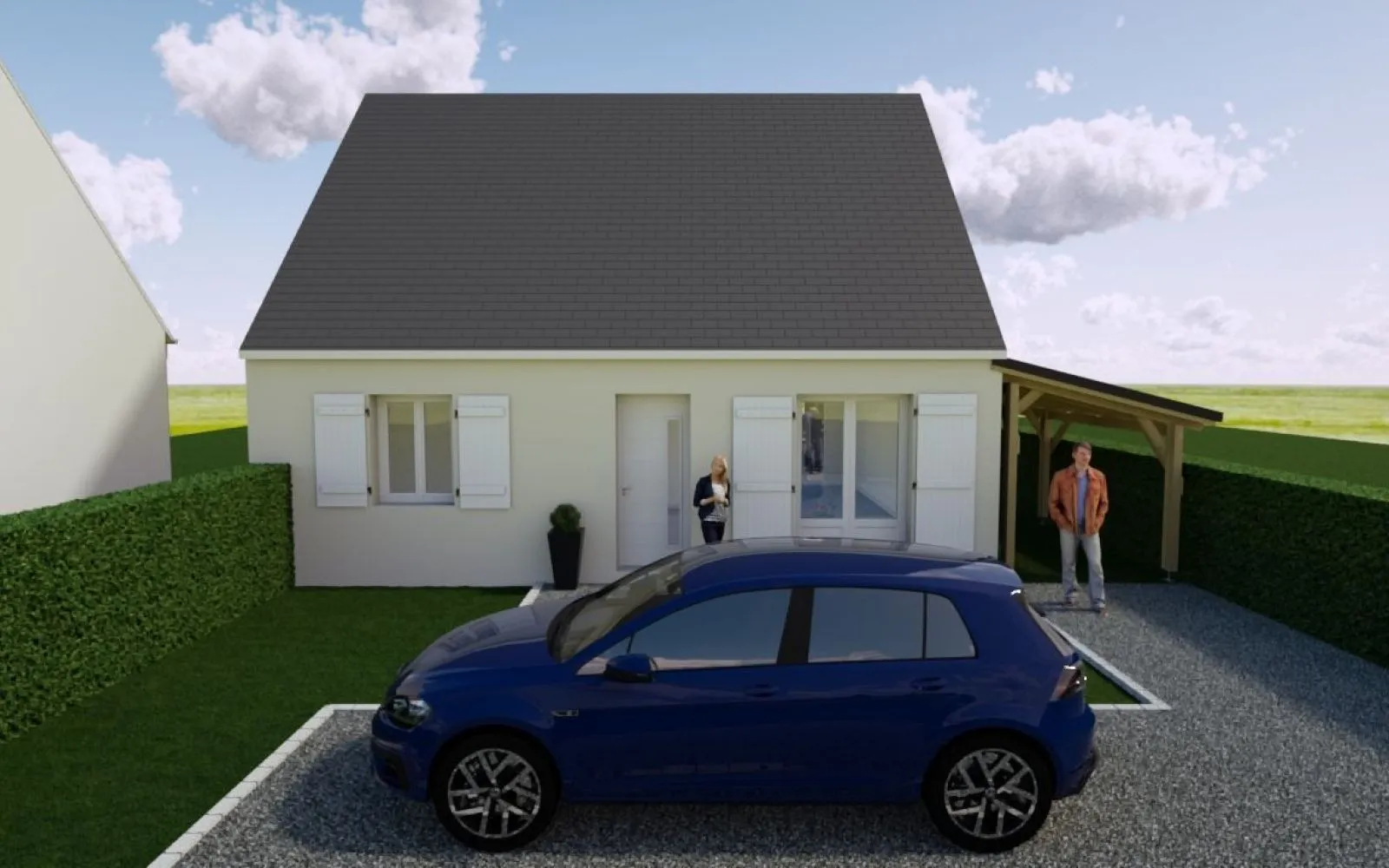 Maison 95 m² avec terrain à FOUQUENIES (60) à Fouquenies — photo 1