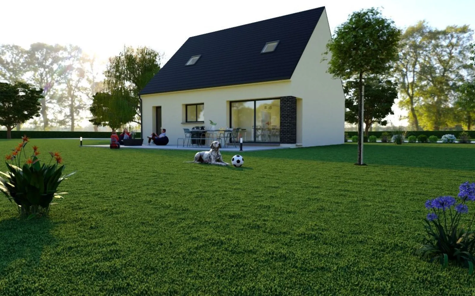 Maison 114m² avec terrain à CHAUMONT-EN-VEXIN (60) à Chaumont-en-Vexin — photo 4
