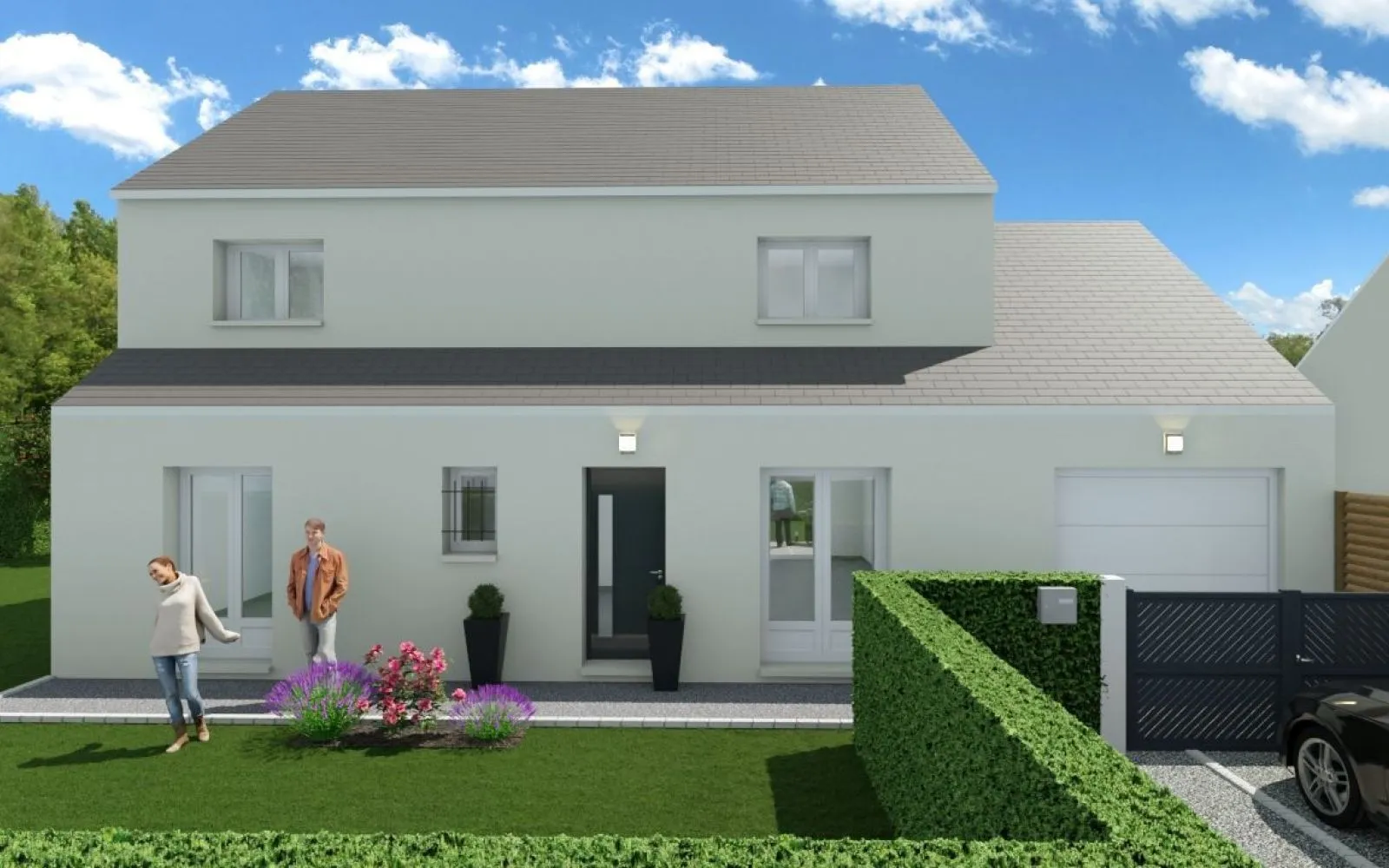 Maison 136 m² avec terrain à CAUFFRY (60) à Cauffry — photo 1