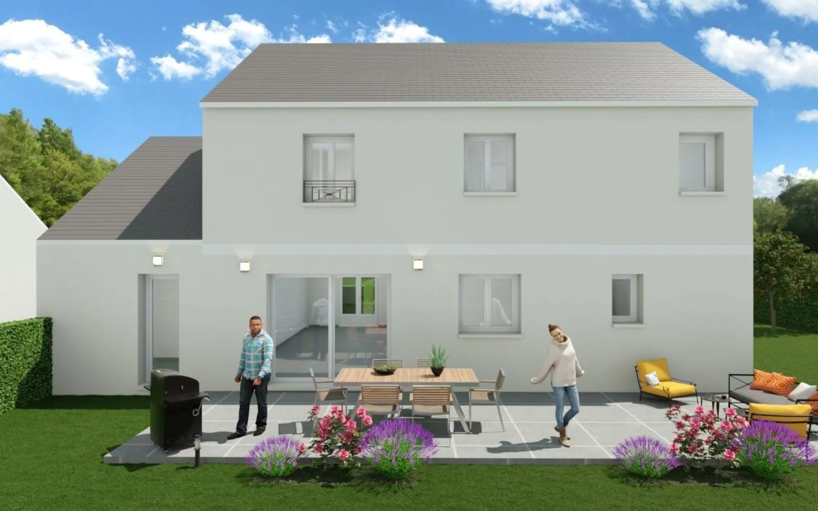 Maison 136 m² avec terrain à CAUFFRY (60) à Cauffry — photo 2