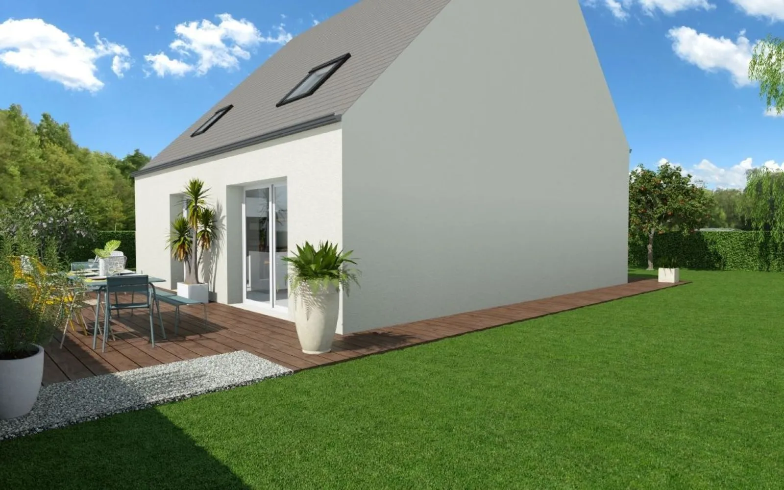 Maison 97.43 m² avec terrain à LASSIGNY (60) à Lassigny — photo 2