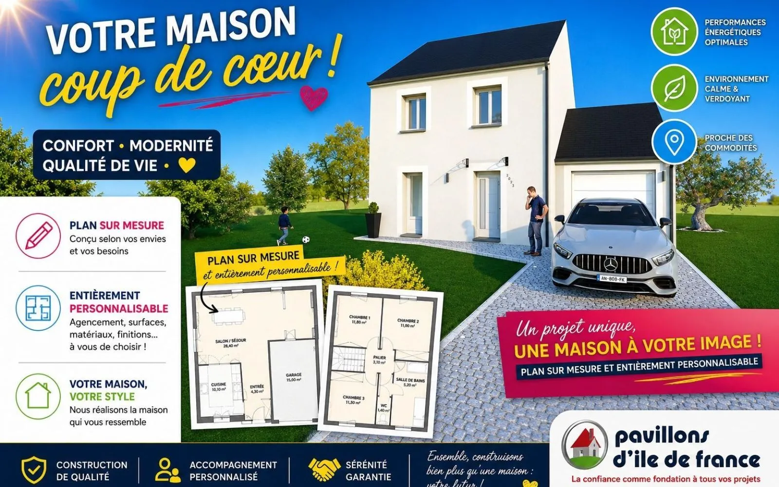 Maison 85 m² avec terrain à NANTOUILLET (77) à Nantouillet — photo 1