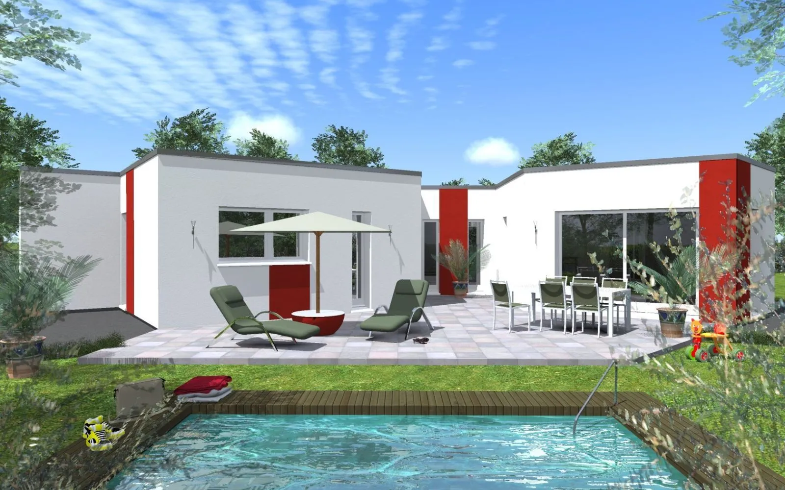 Maison 80 m² avec terrain à NOYANT-ET-ACONIN (02) à Soissons — photo 1