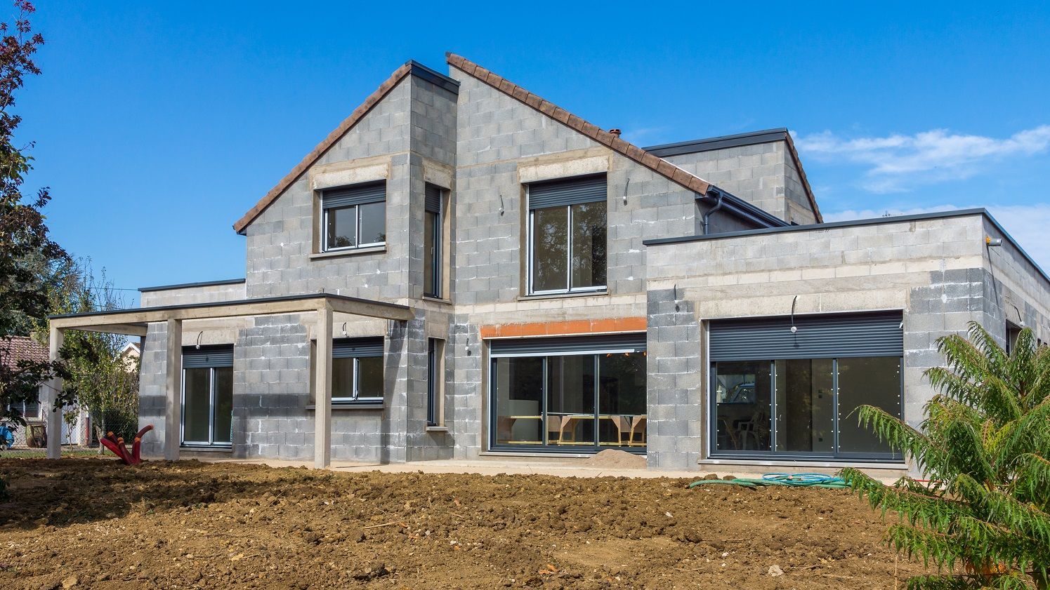 Inauguration de la première maison individuelle réalisée en béton