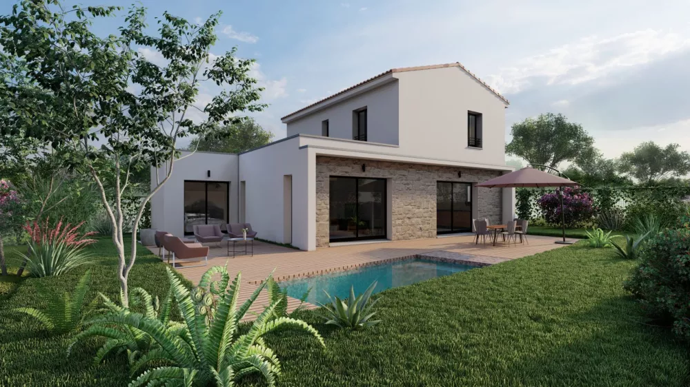Image du modèle de maison PERS VUE ARRIERE